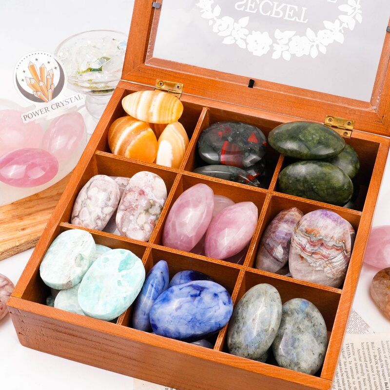 Palm Stone Factory - Hot Sale Black Rhodonite Reiki Crystal