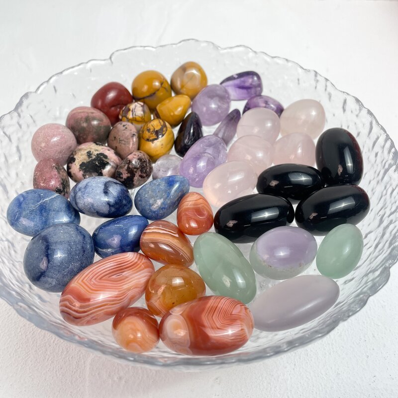 Healing Stone Manufacturer - Rolling Natural Crystal Tumbled