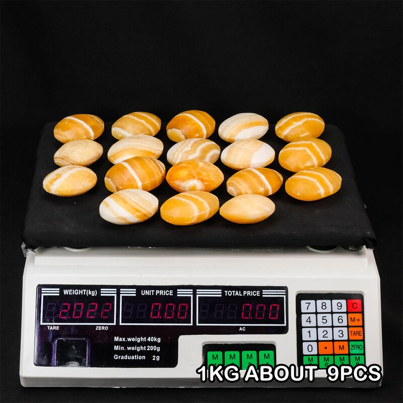 Palm Stone Factory - Wholesale Yellow Calcite Bulk Healing