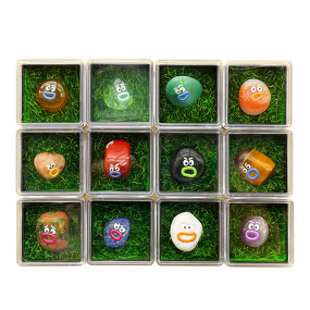 Tumbled Stone Factory - Natural Crystal Emoji Desktop Ornament
