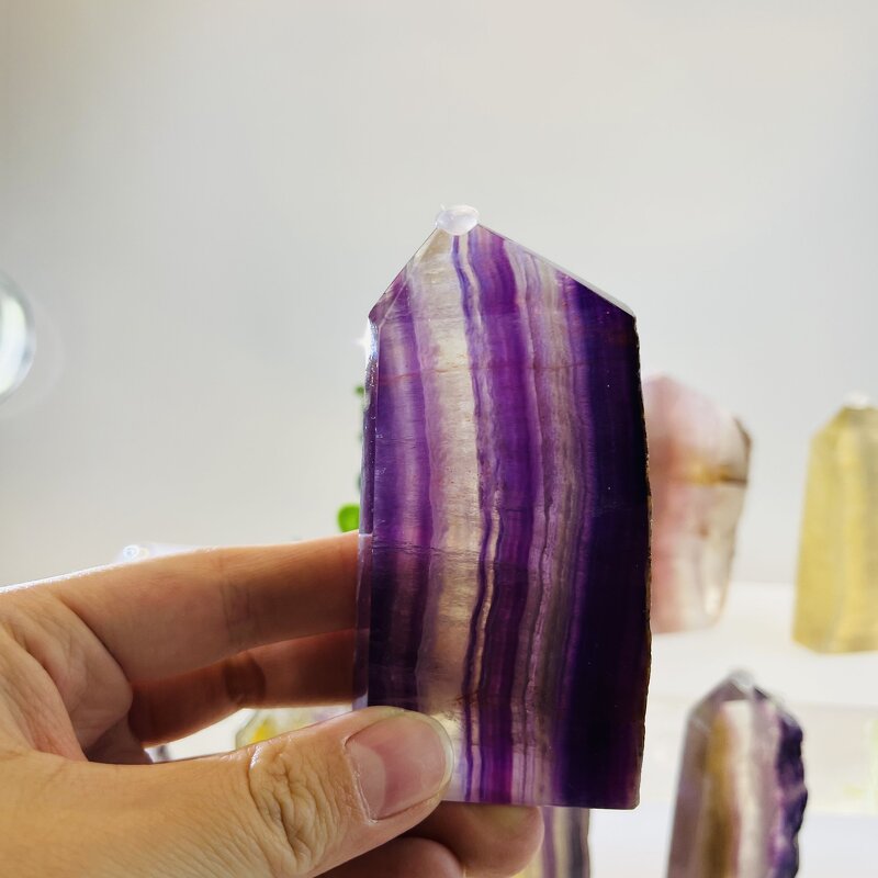 Crystal Wand Factory - Rainbow Fluorite Healing Points