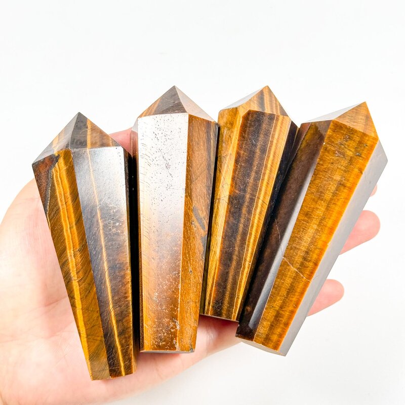 Tiger Eye Wand Factory - New Trend Yellow Faceted Chakra