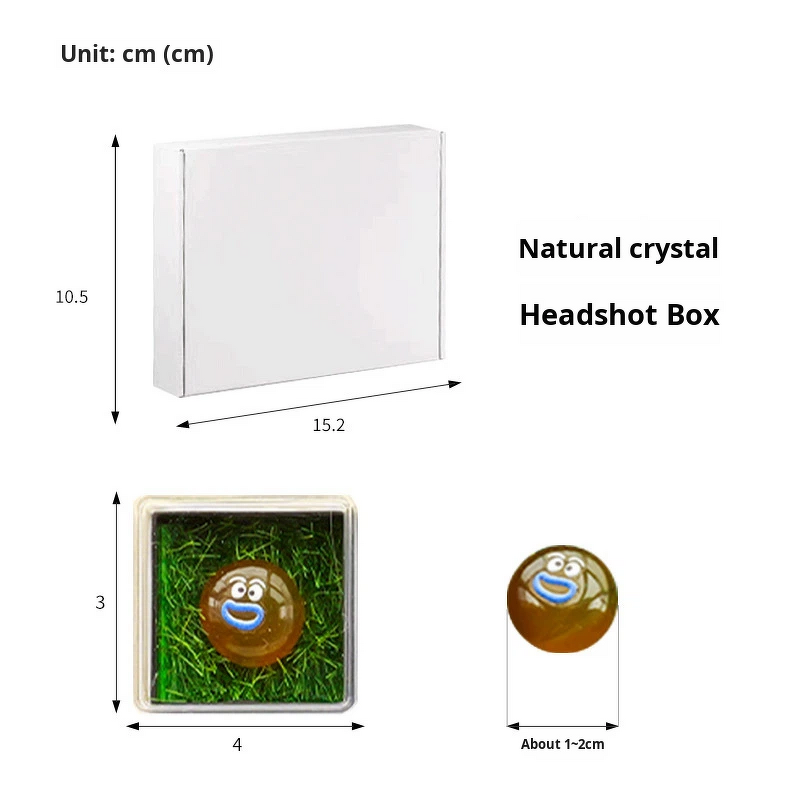 Tumbled Stone Factory - Natural Crystal Emoji Desktop Ornament