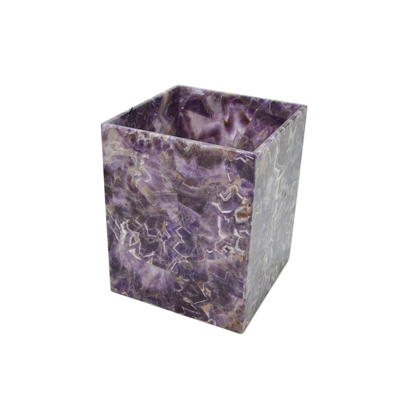 Bathroom Set Factory - 6-Piece Amethyst Vanity Accessories