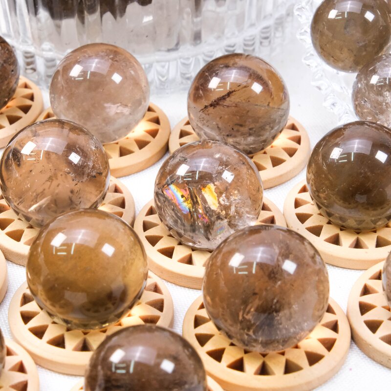 Crystal Ball Manufacturer - Wholesale Mini Smoky Quartz Sphere