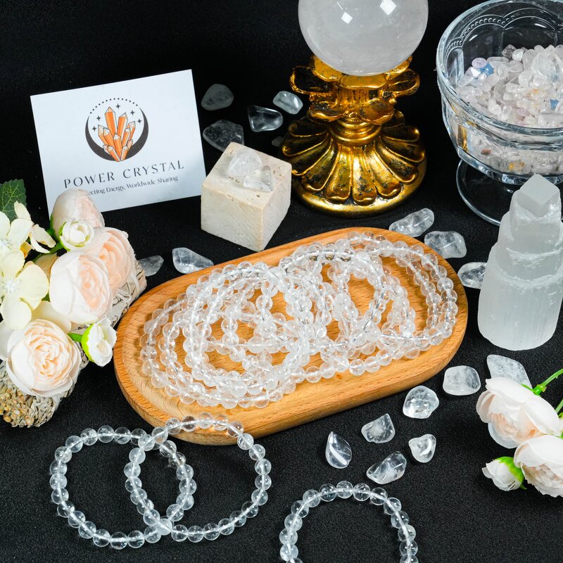 Clear Quartz Bracelet Manufacturer - Wholesale 6mm 8mm Natural