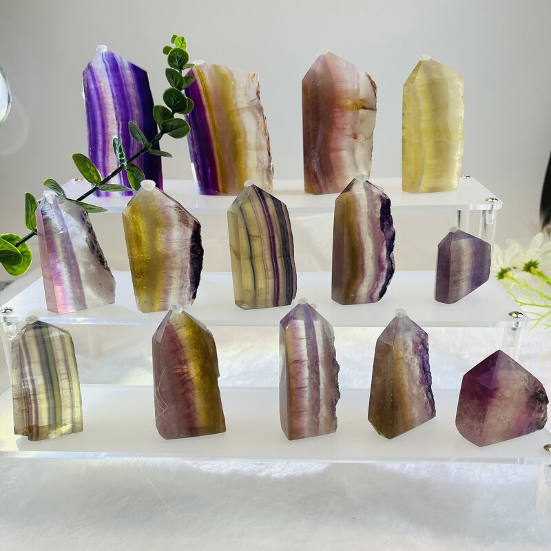 Crystal Wand Factory - Rainbow Fluorite Healing Points