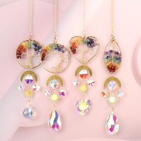 Gemstone Sun Catcher Manufacturer - Golden Heart Healing Stones Chakra