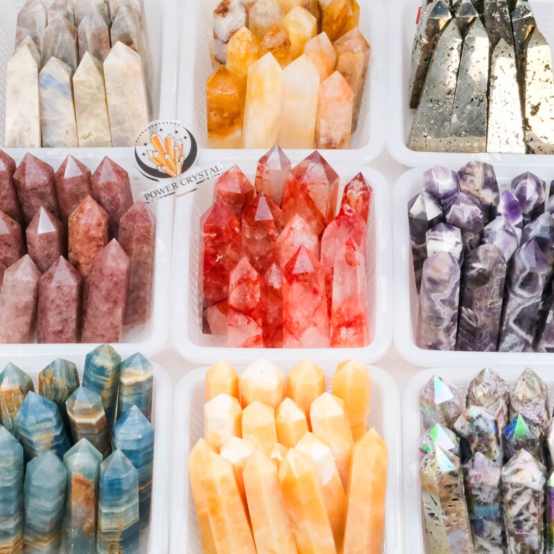 Crystal Tower Manufacturer - Yellow Tiger Eye Point Bulk