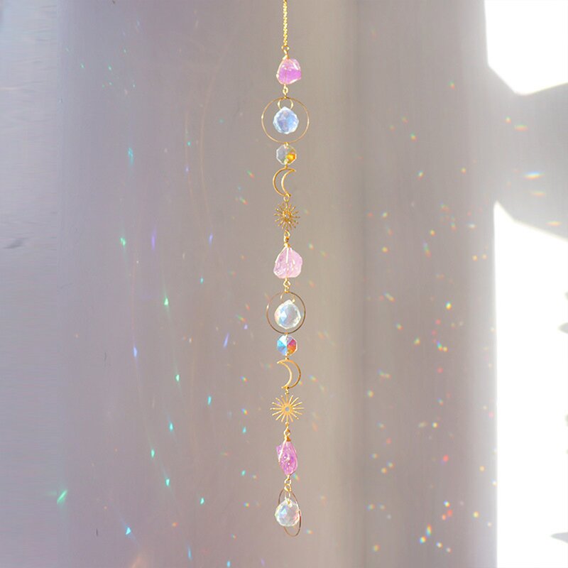 Healing Crystal Sun Catcher Factory - Rainbow Raw Stone Hanging