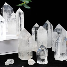 Clear Quartz Tower Factory - Natural Stone Healing Crystal