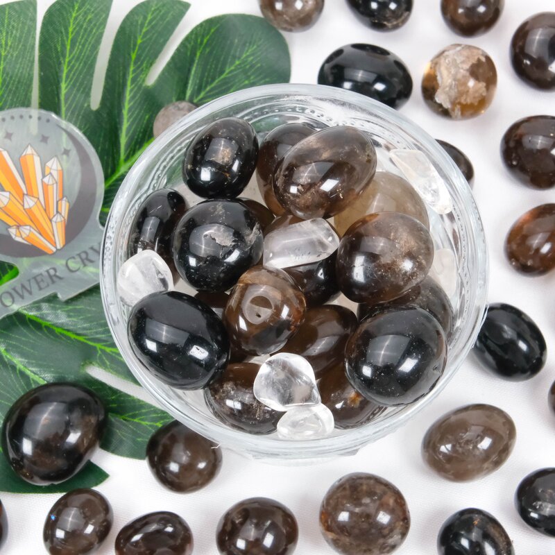 Tumbled Stone Manufacturer - Natural Smoky Quartz Gemstone