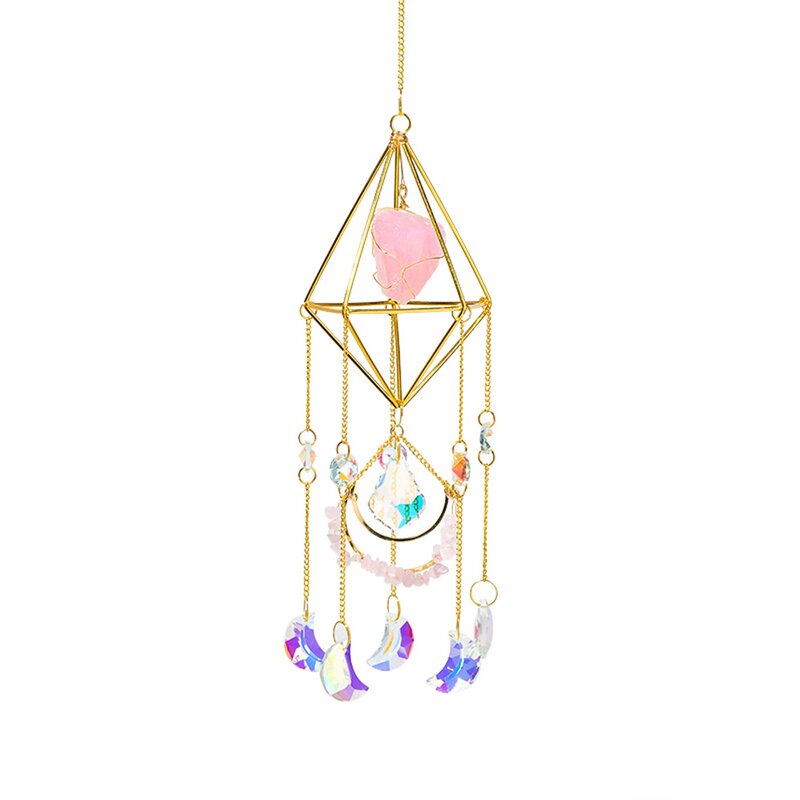 Stained Glass Sun Catcher Factory - Diamond Natural Crystal Sticker