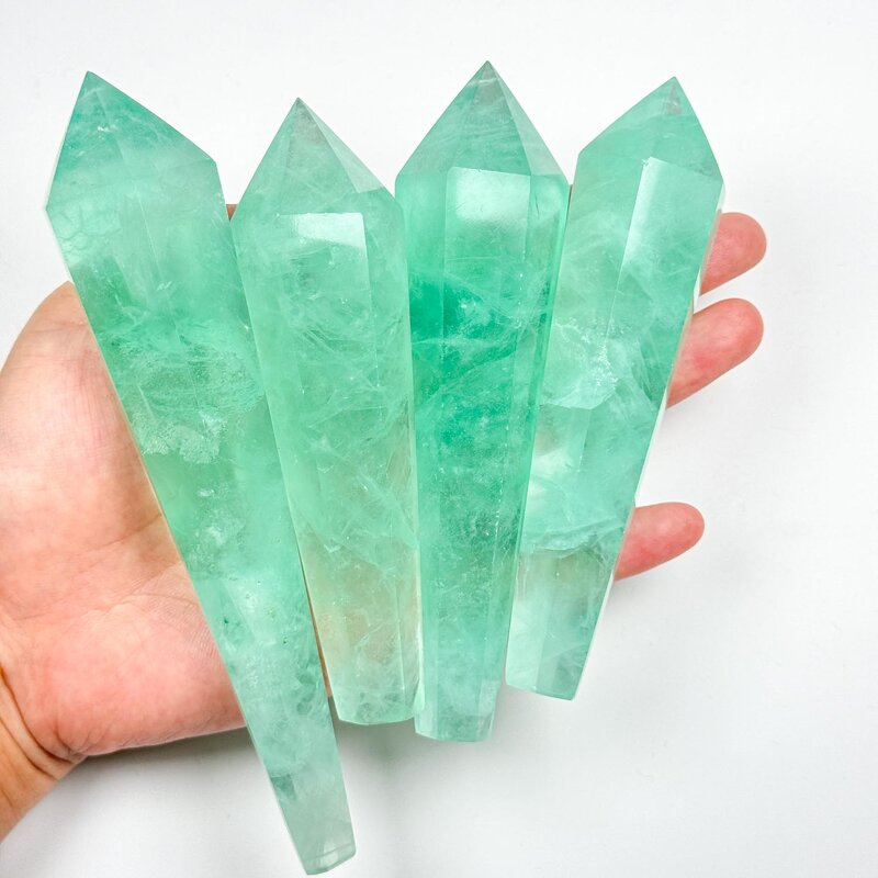 Quartz Crystal Wand Manufacturer - Wholesale Green Ghost Fluorite