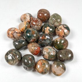 Tumbled Stone Factory - Factory Price Red Moss Agate Healing