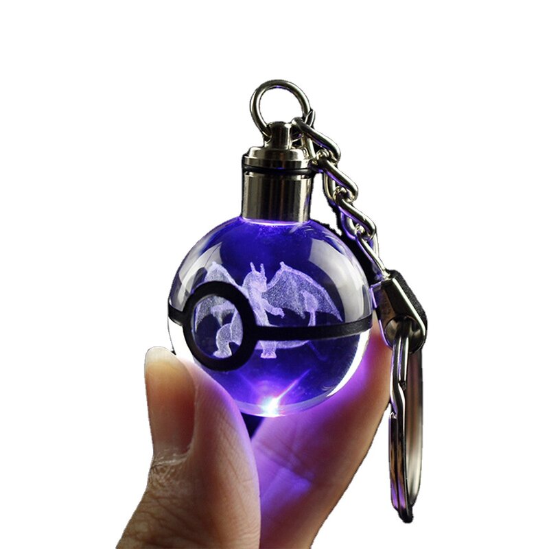 Laser Engraved Keychain Factory - 3D Synthetic Crystal Carabiner