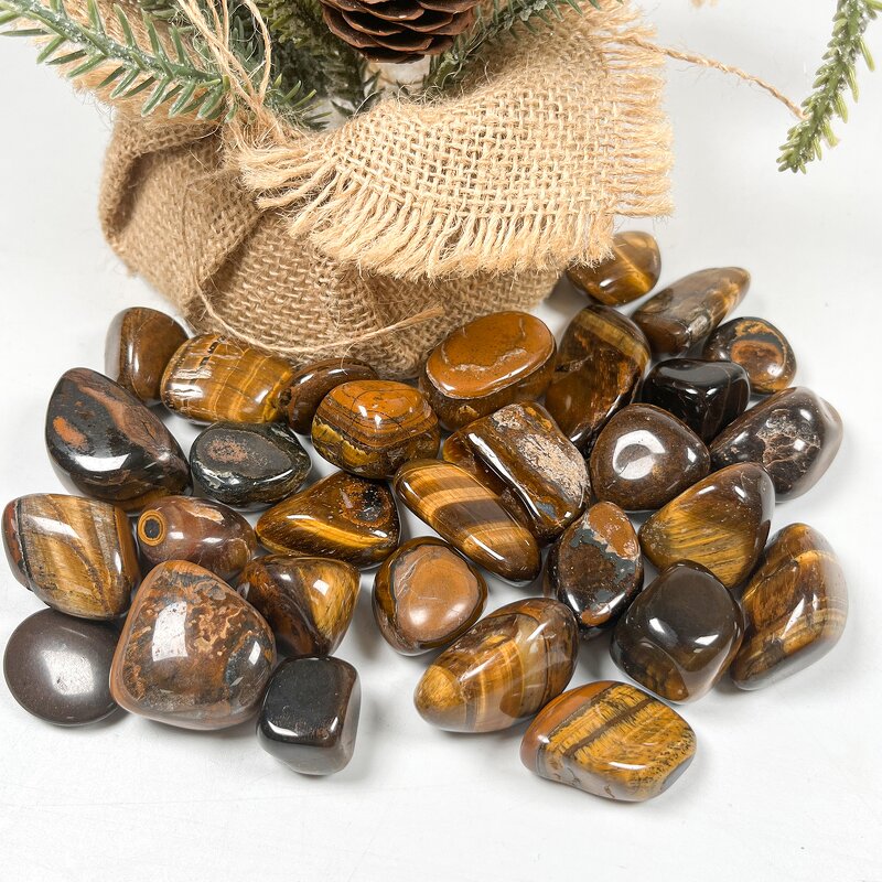Tumbled Stone Factory - Tigers Eye Yoga Meditation Chakra