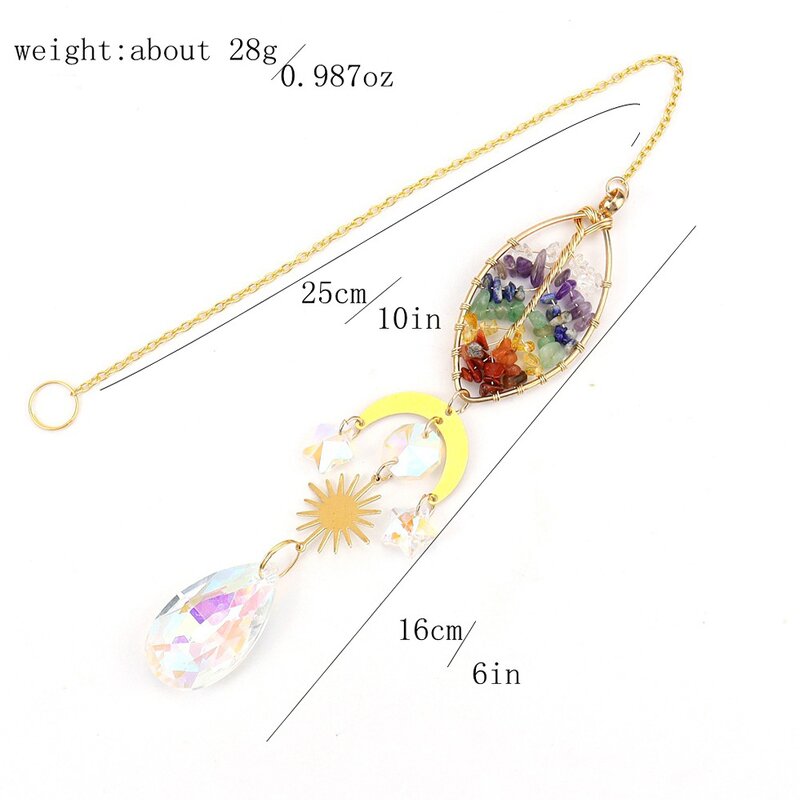 Gemstone Sun Catcher Manufacturer - Golden Heart Healing Stones Chakra