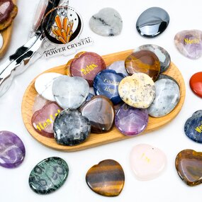 Massage Stone Manufacturer - Custom Rose Quartz Palm Stone