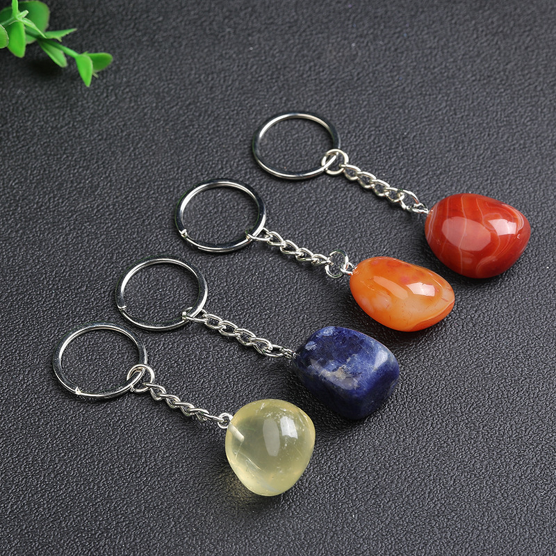 Crystal Keychain Factory - DIY Handmade Raw Stone Pendant