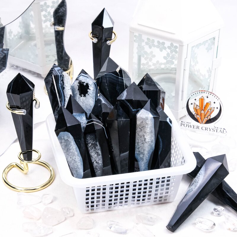 Healing Wand Factory - Premium Black Sardonyx Meditation