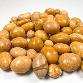 Tumbled Stone Manufacturer - Wholesale 30MM Yellow Jade Yoga