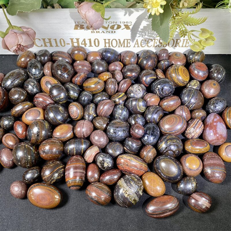 Tumbled Stone Factory - Polished Iron Tiger Eye Energy