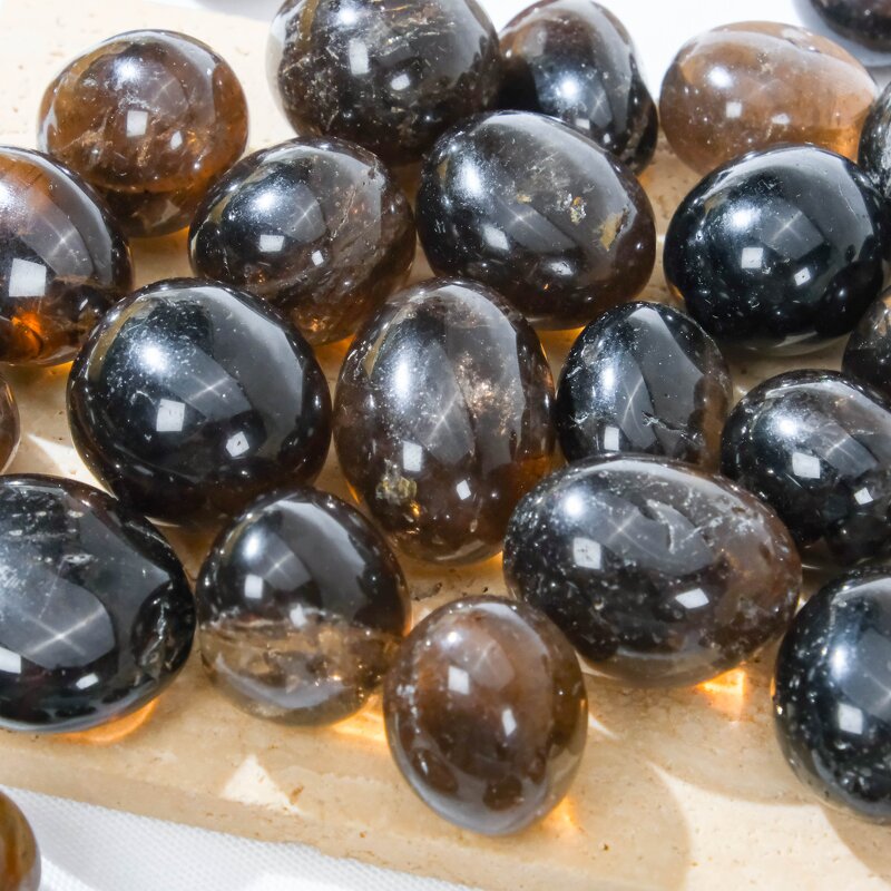 Tumbled Stone Manufacturer - Smoky Quartz Raw Gravel Decoration