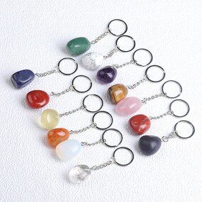 Crystal Keychain Factory - DIY Handmade Raw Stone Pendant