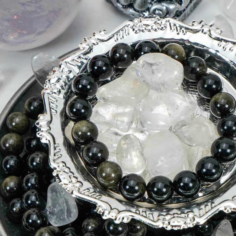 Golden Obsidian Bracelet Factory - High Quality Unisex Charm