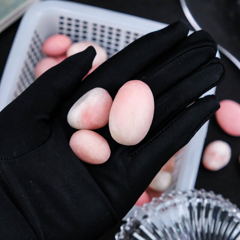 Tumbled Stone Manufacturer - Factory Price Pink Opal Lucky Stone