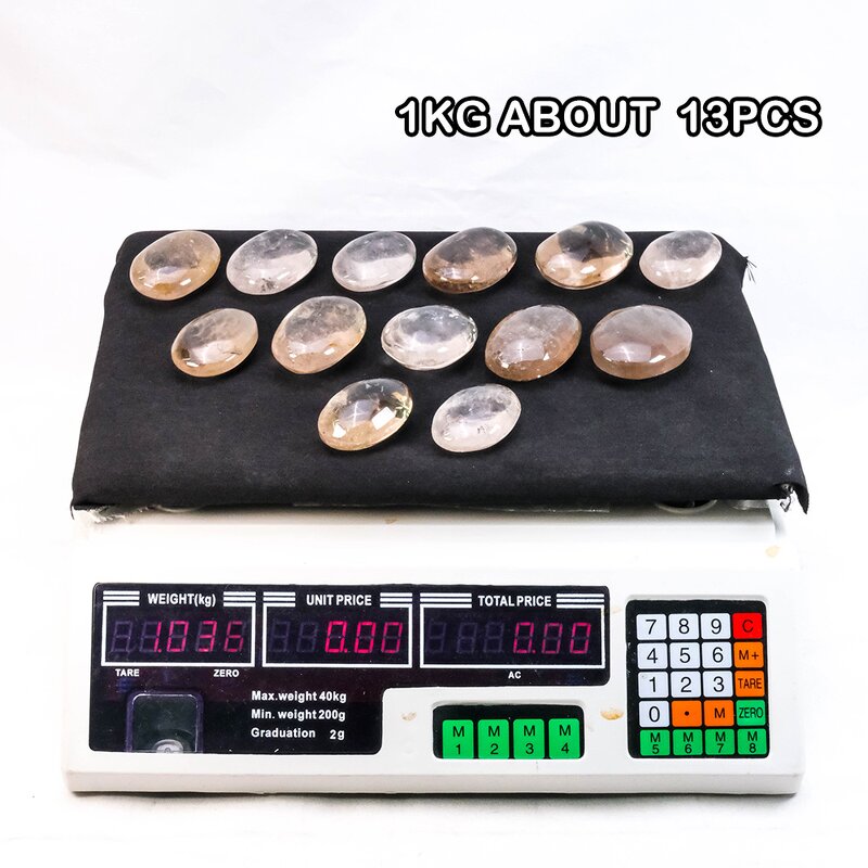 Palm Stone Factory - Natural Smoky Quartz Spirit Energy