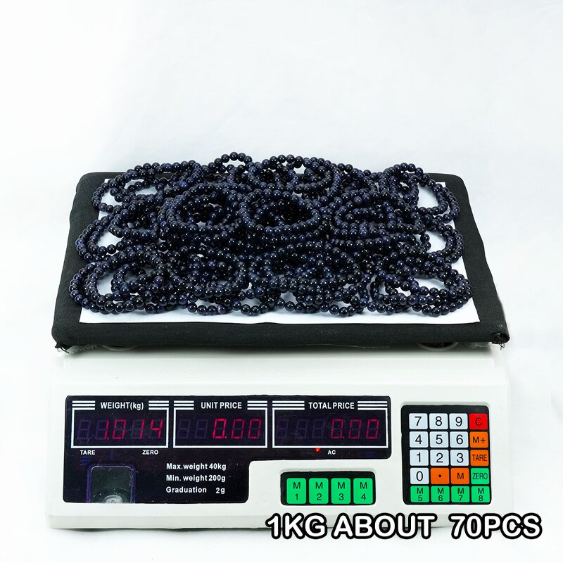 Blue Sandstone Bracelet Factory - Natural Gemstone Elastic Chakra