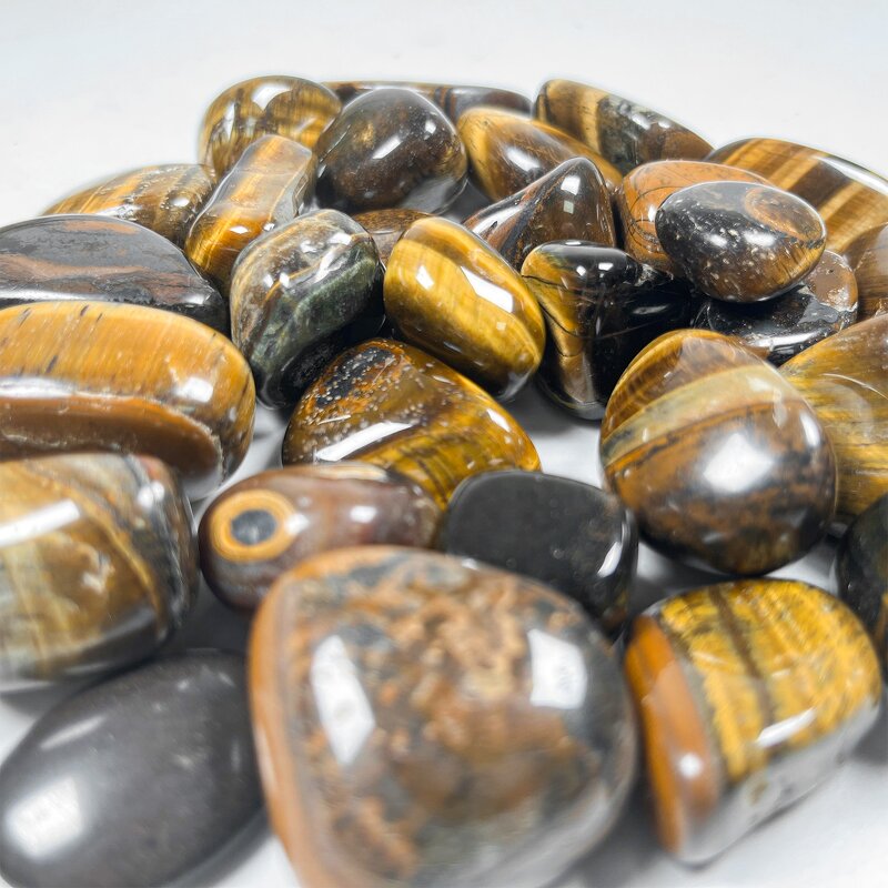 Tumbled Stone Factory - Tigers Eye Yoga Meditation Chakra