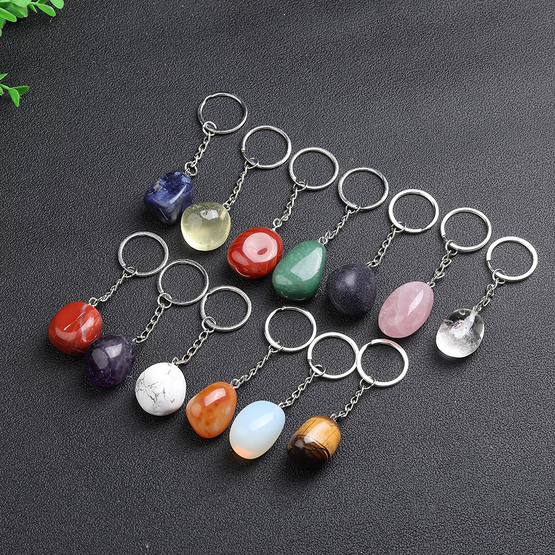 Crystal Keychain Factory - DIY Handmade Raw Stone Pendant