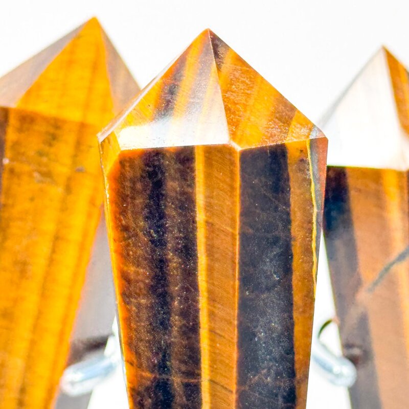 Tiger Eye Wand Factory - New Trend Yellow Faceted Chakra