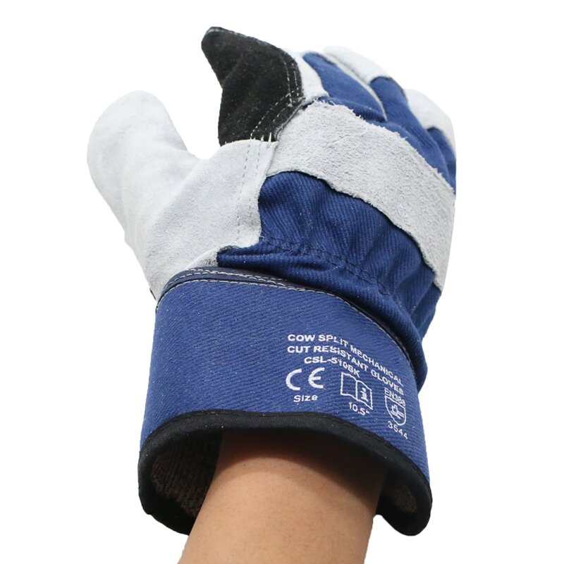 Leather Work Gloves Manufacturer - OEM/ODM Custom Cow Leather HPPE Liner Cut Resistant
