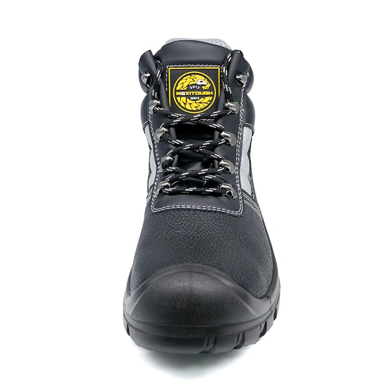 Safety Shoes Manufacturer - OEM/ODM Custom Waterproof Embossed Split Cow Leather
