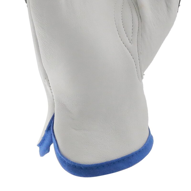 Leather Work Gloves Manufacturer - OEM/ODM Custom Goatskin TPR Back Protection