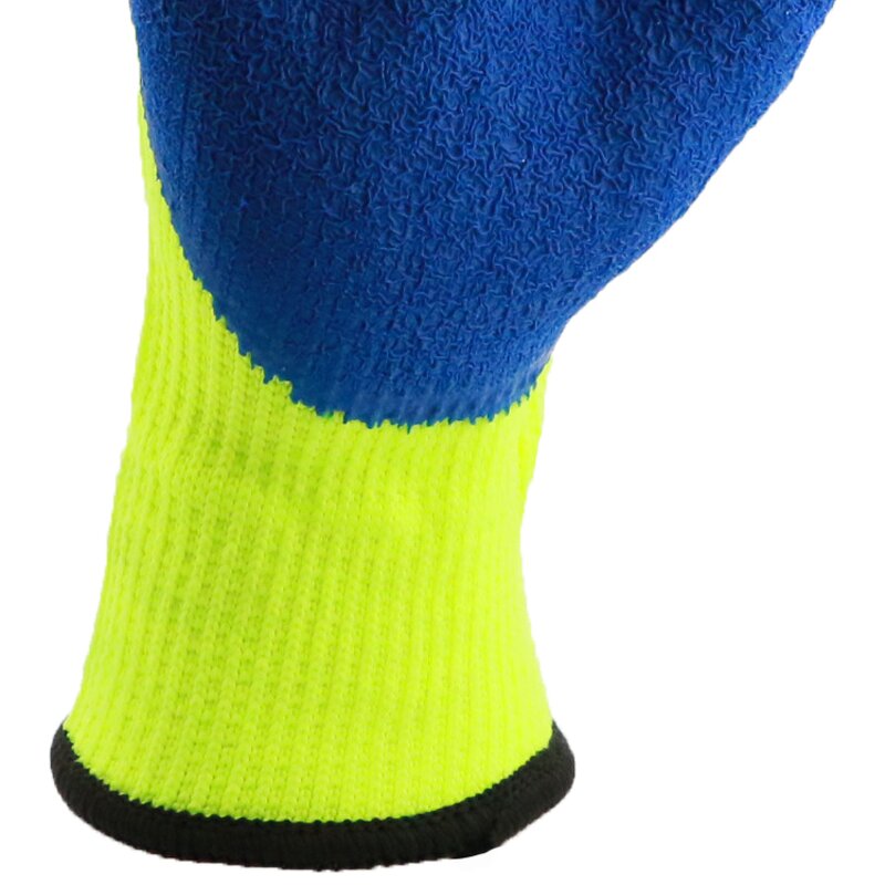 Latex Work Gloves Manufacturer - OEM/ODM Custom Polyester Terry Crinkle Knuckle Coated