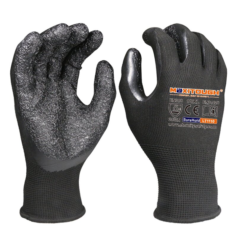 Rubber Work Gloves Manufacturer - OEM/ODM Custom Non Slip Latex Polyester
