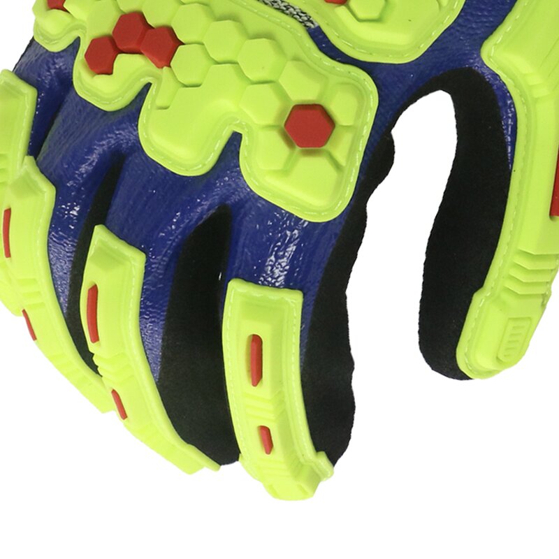 Cut Resistant Gloves Manufacturer - OEM/ODM Custom Sandy Nitrile TPR Mechanic Anti Impact