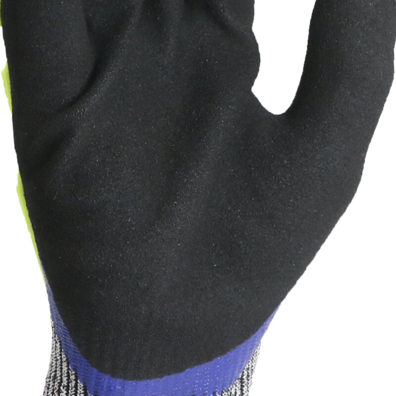 Cut Resistant Gloves Manufacturer - OEM/ODM Custom Sandy Nitrile TPR Mechanic Anti Impact