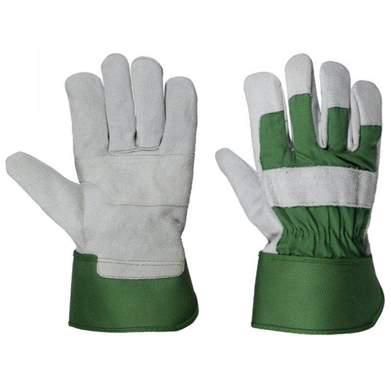 Leather Work Gloves Manufacturer - OEM/ODM Custom Cow Split Leather Anti Slip Mining