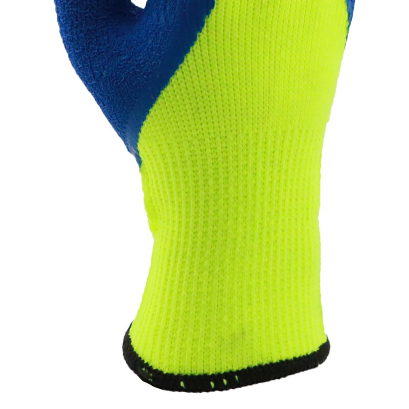 Latex Work Gloves Manufacturer - OEM/ODM Custom Polyester Terry Crinkle Knuckle Coated