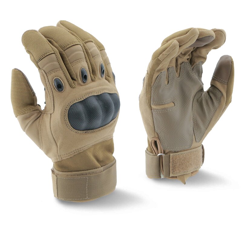 Tactical Gloves Manufacturer - OEM/ODM Custom Cycling Full Finger Hard Knuckle TPR