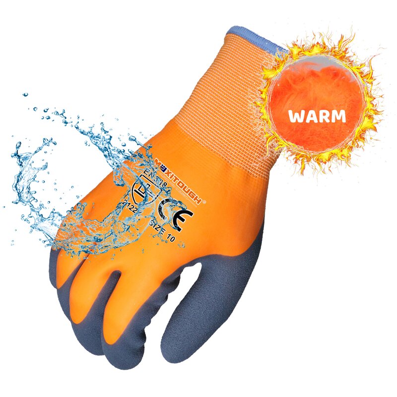 Winter Work Gloves Manufacturer - OEM/ODM Custom Latex Sandy Acrylic Cold Weather Coated