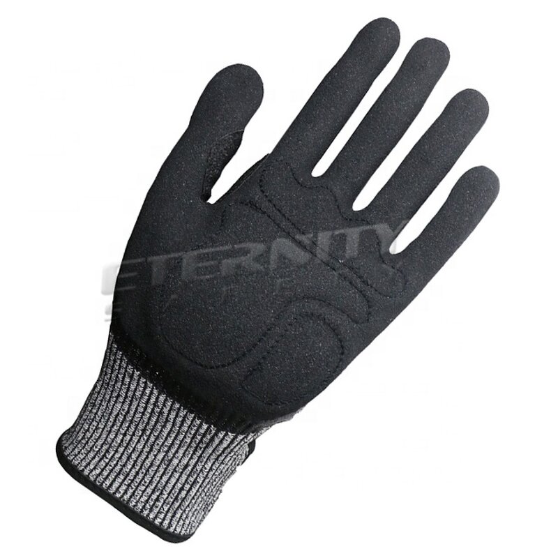 Cut Resistant Gloves Manufacturer - OEM/ODM Custom TPR Impact Sandy Nitrile Finish