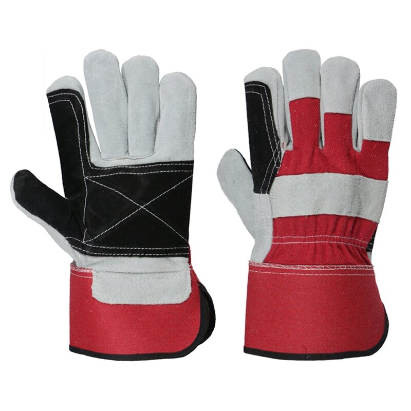 Leather Work Gloves Manufacturer - OEM/ODM Custom Cow Split Leather Anti Slip Mining