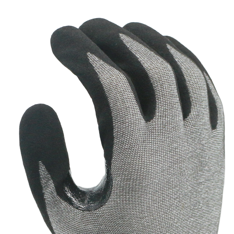 Cut Resistant Gloves Manufacturer - OEM/ODM Custom Nitrile Sandy Anti Cut Level D